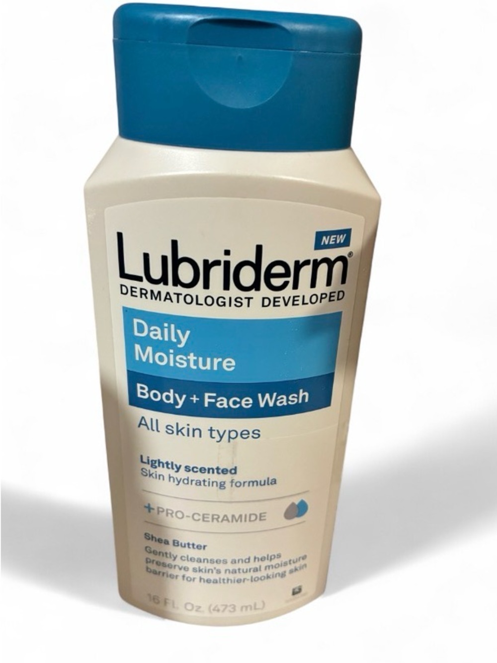 New Daily Moisture Body + Face Wash - Blue